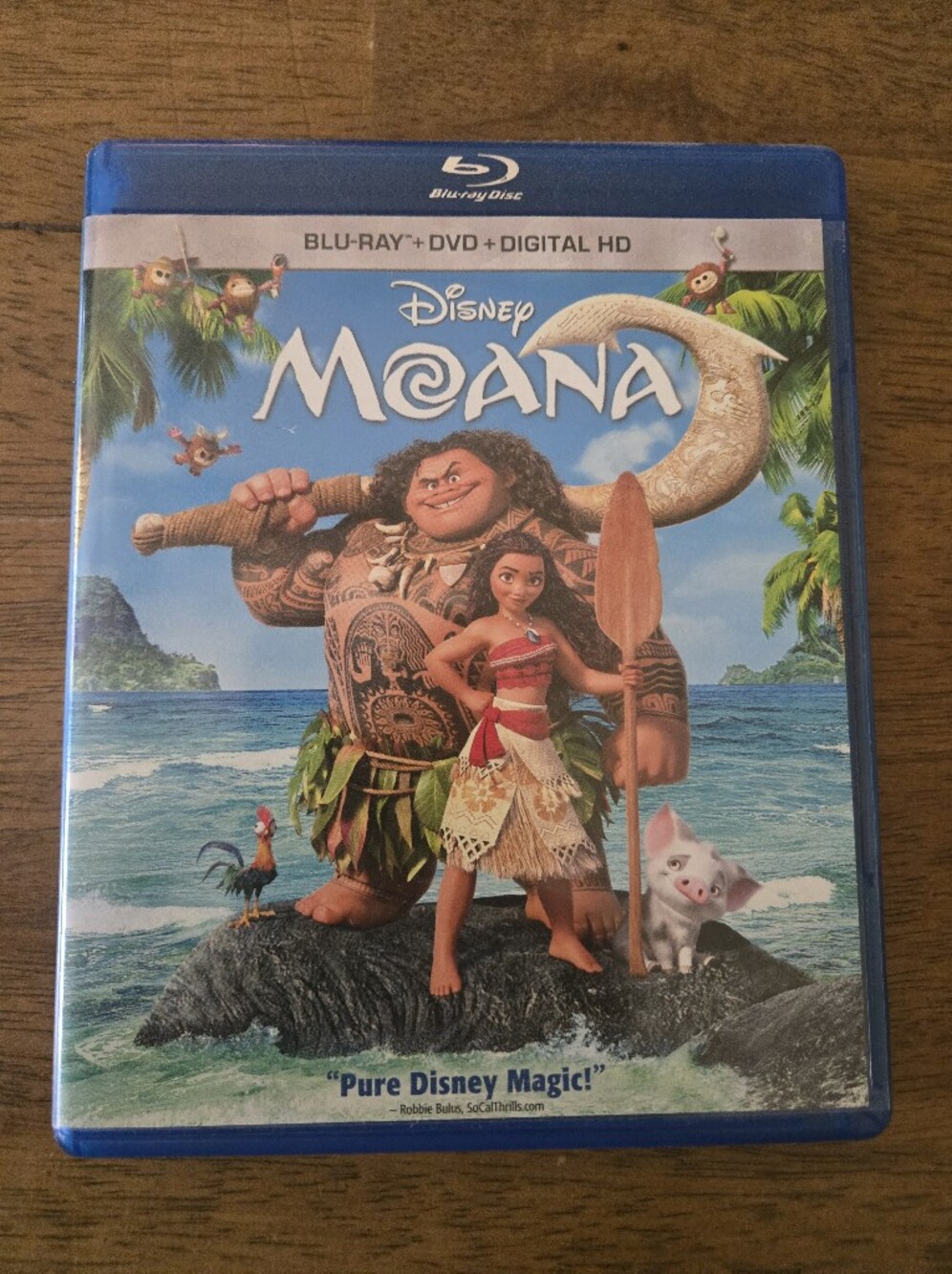 Walt Disney MOANA on BLU-RAY + DVD